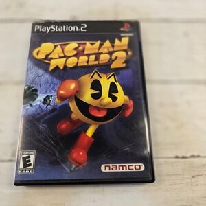 Pac-Man World 2 Sony PlayStation 2 PS2 Namco 2002 Black Label SLUS-20224GH